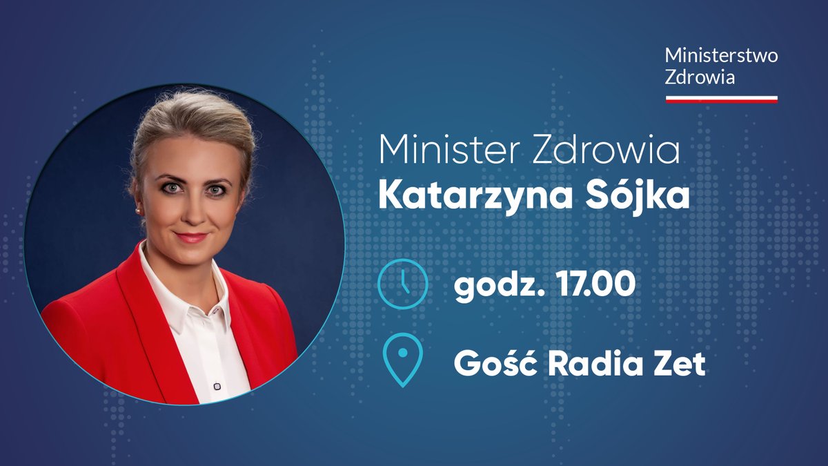 📣 Minister @aK_Sojka o godz. 17:00 będzie gościem programu na antenie @Radio_ZET 🎙️ Zapraszamy do wysłuchania rozmowy❕