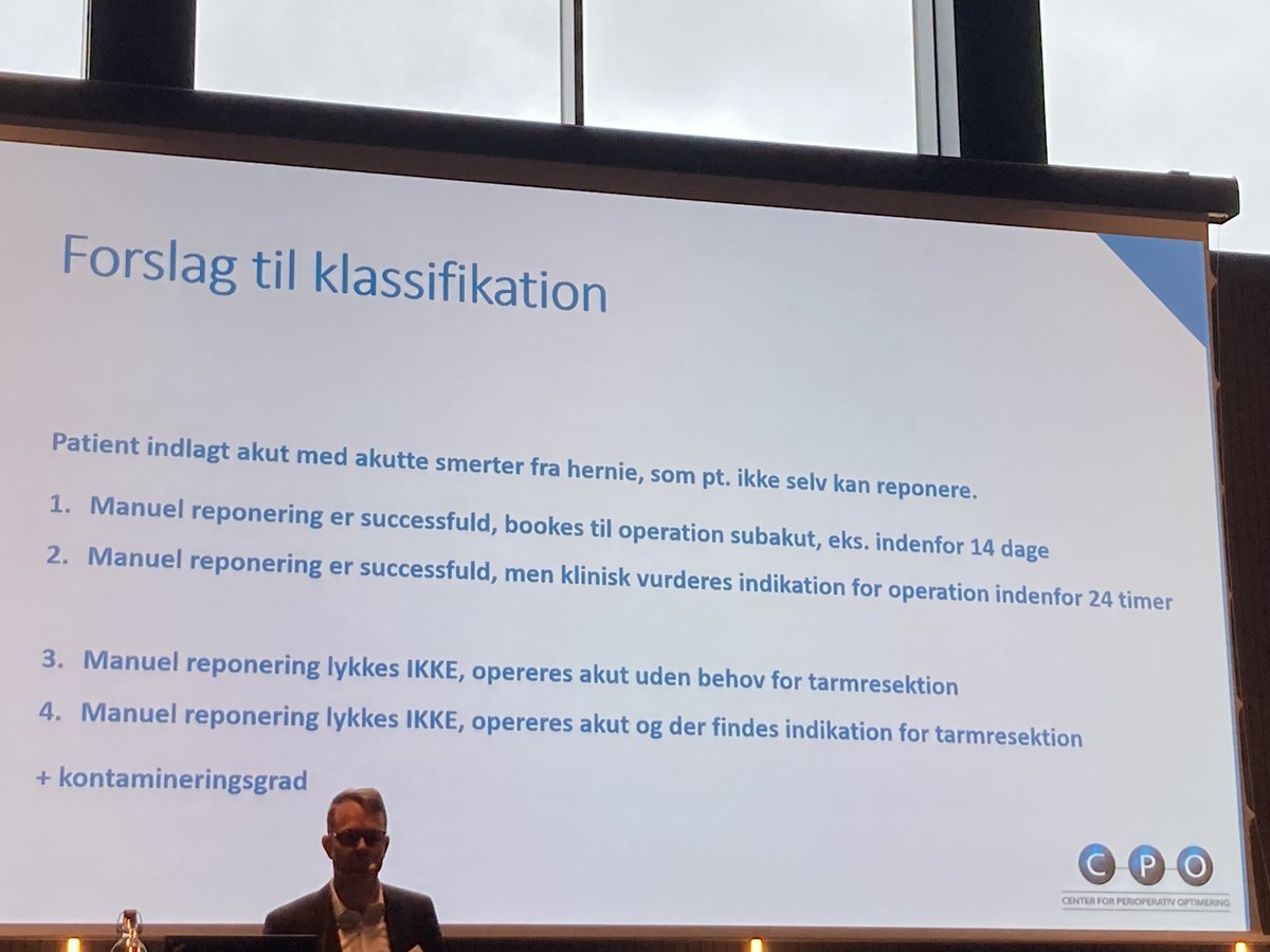 Nowadays there are only to options in the database: elective or emergency surgery. We want to change the emergency option to reduction of the hernia and surgery within 14 days or within 24 hours, or the non-reducible hernia with emergency surgery with and without bowel resection
