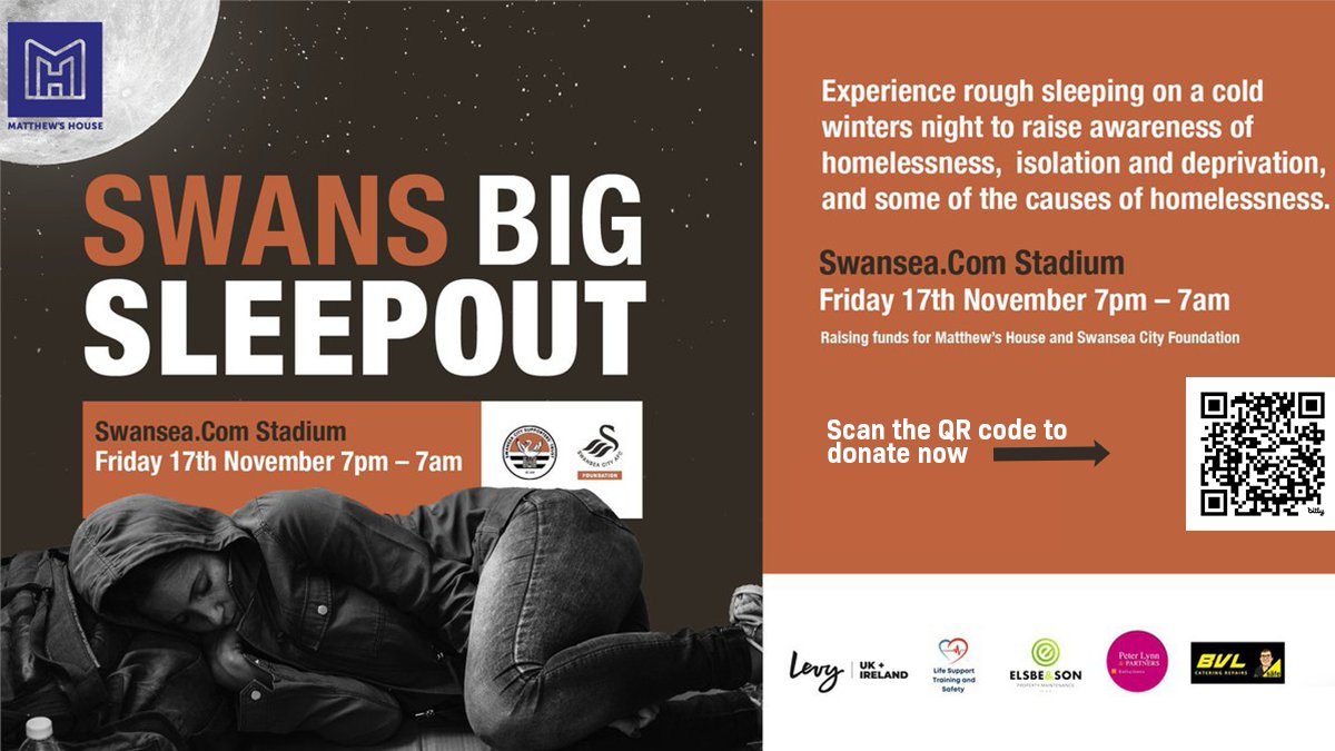 🌙 𝐓𝐨𝐧𝐢𝐠𝐡𝐭 𝐢𝐬 𝐭𝐡𝐞 𝐧𝐢𝐠𝐡𝐭 🌙

#SwansBigSleepout takes place tonight, in support of <a href="/MattsHouseSA1/">Matthew's House</a> 🤍

👀 We'll have plenty of updates throughout the evening and in the morning, so stay tuned 🥶

𝐏𝐥𝐞𝐚𝐬𝐞 𝐝𝐨𝐧𝐚𝐭𝐞 𝐡𝐞𝐫𝐞 ➡️ bit.ly/40PLhM7
