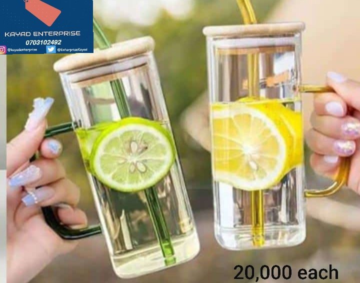 Not only are glass cups &amp; double walled glasses aesthetically appealing, they are also recyclable &amp; have a less impact on the environment. Also, a double walled glass/cup ensures hot drinks stay hot longer or that cold drinks stay cold for longer. View at wa.me/c/256703102492.