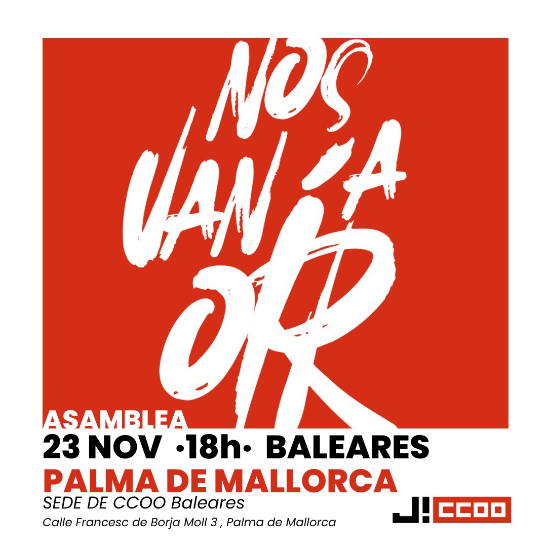 CCOO Illes Balears tweet media