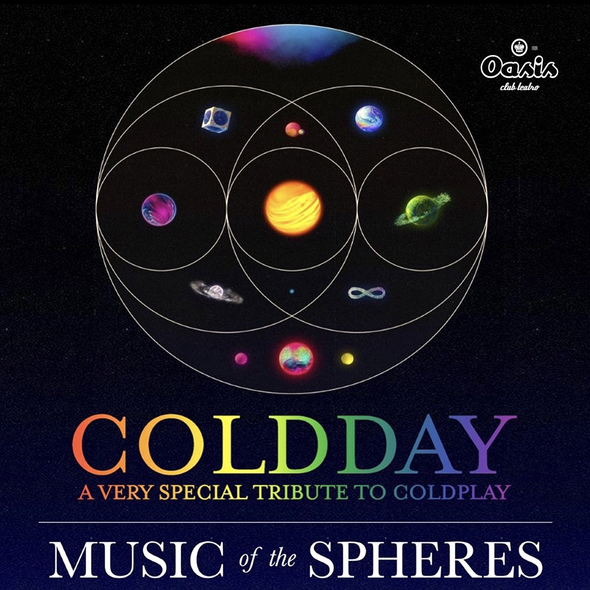 Te traemos planazo para el próximo 24 de noviembre!!! 🚀

En @oasis_club_teatro tendrá lugar este pedazo de tributo a Coldplay que dejará alucinando a todo el que asista. ¡Nosotros no nos lo perderemos! 👻