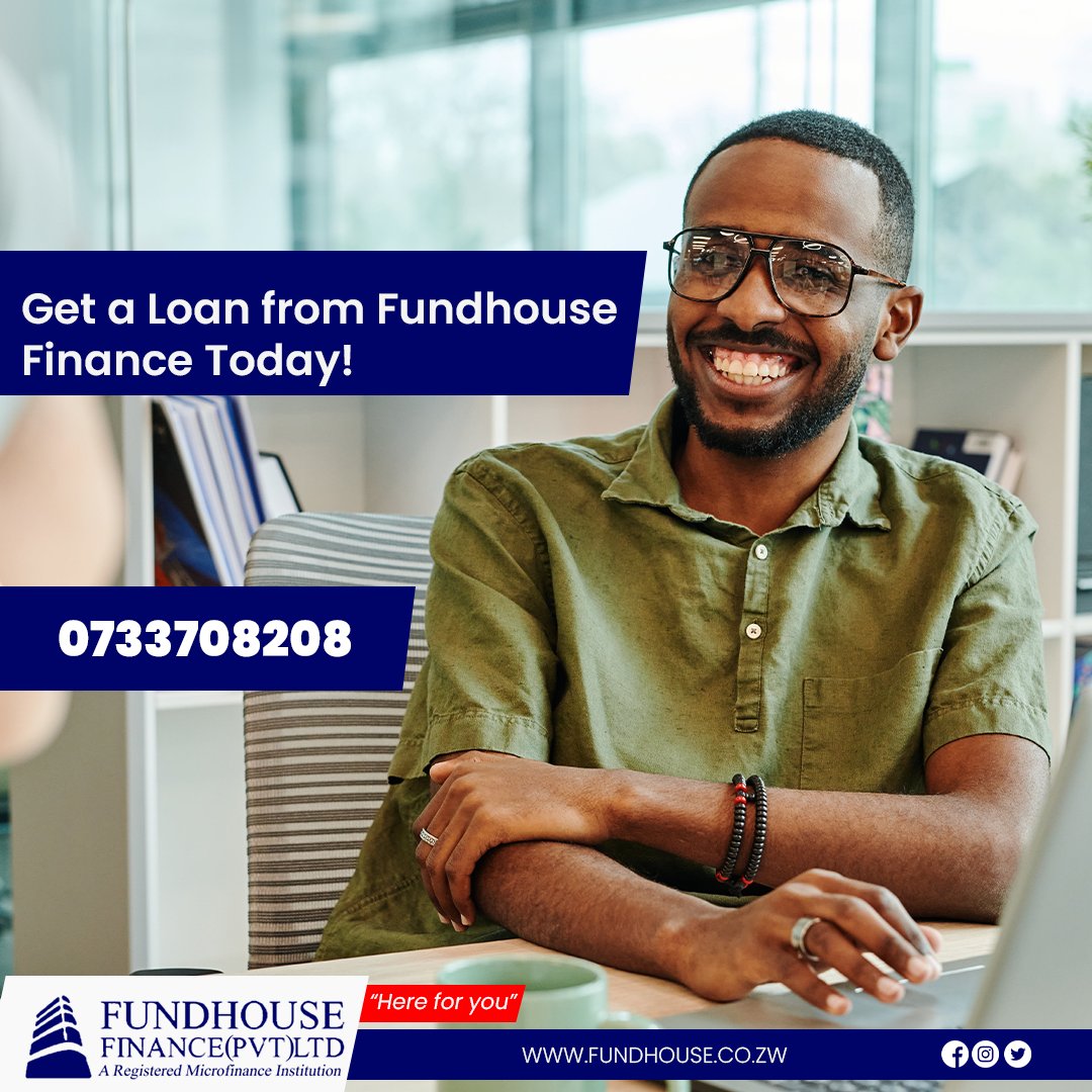 fundhouse_zw's tweet photo. #civil servants loan
#personal loan
#business loan
#next pay day loan https://t.co/GbiHkta4a1
