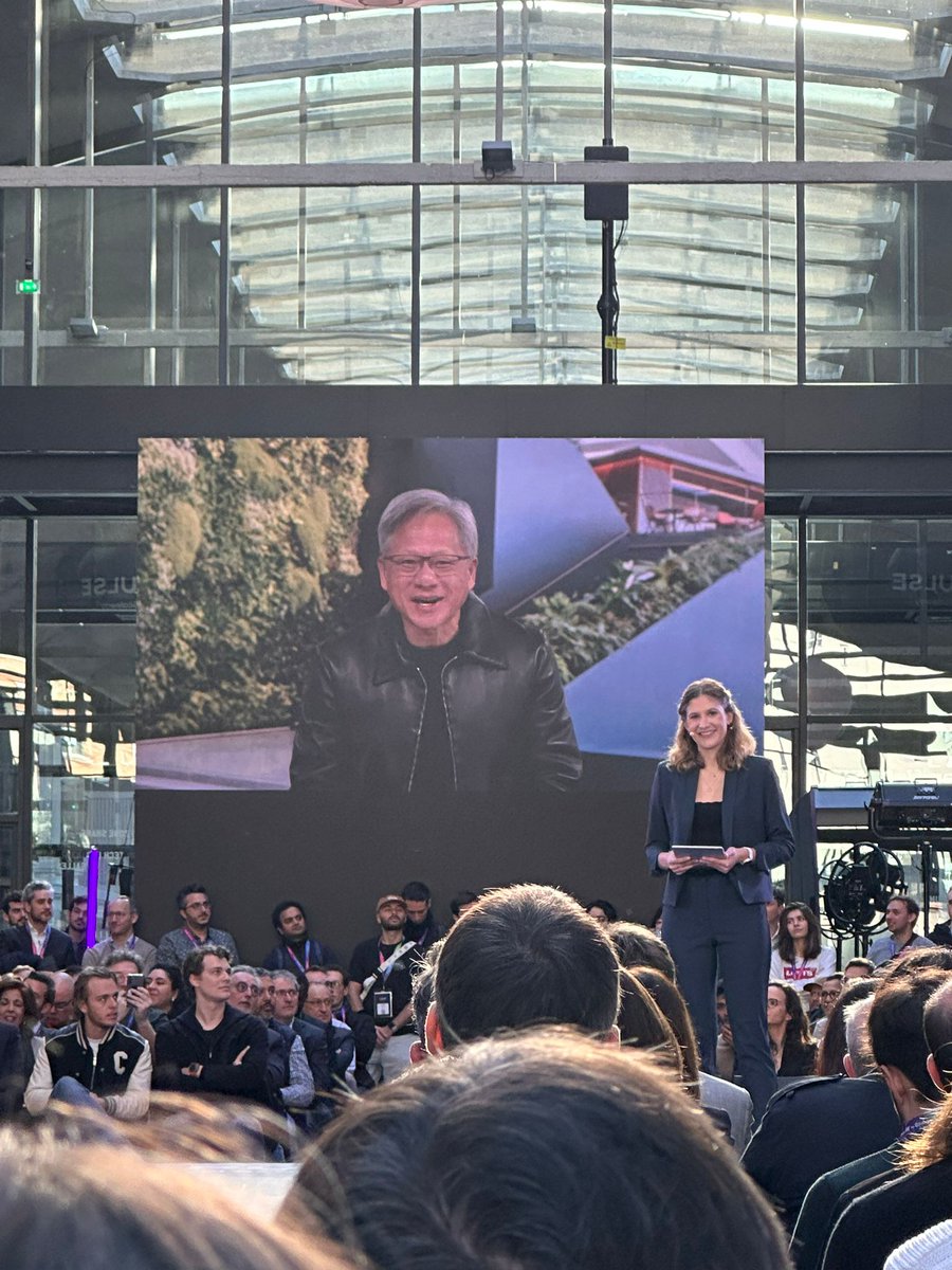 Jensen: 

&gt; If not for Llama 2, if not for mistral 7b, and all the open source AI models, the whole energy of the generative AI field would be very different