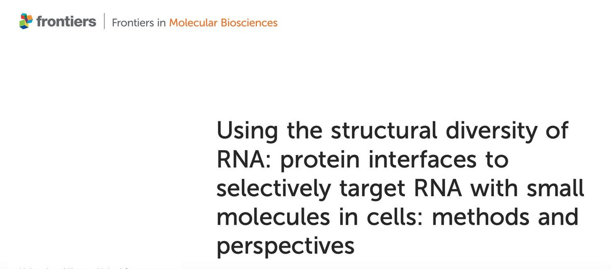 Just published! Our expert review on RNA-targeted therapeutics in "Frontiers in Molecular Biosciences." Explore the current challenges and breakthrough tech like MTbench® . 
Read more: buff.ly/3MNzpV3