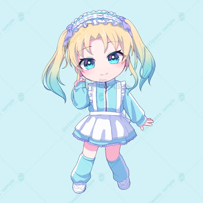 ミニジャージメイドさらちゃん#オリジナル #oc 