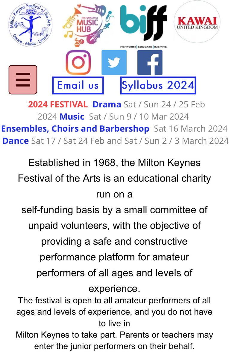 MK Music & Drama Festival 2024 tweet media