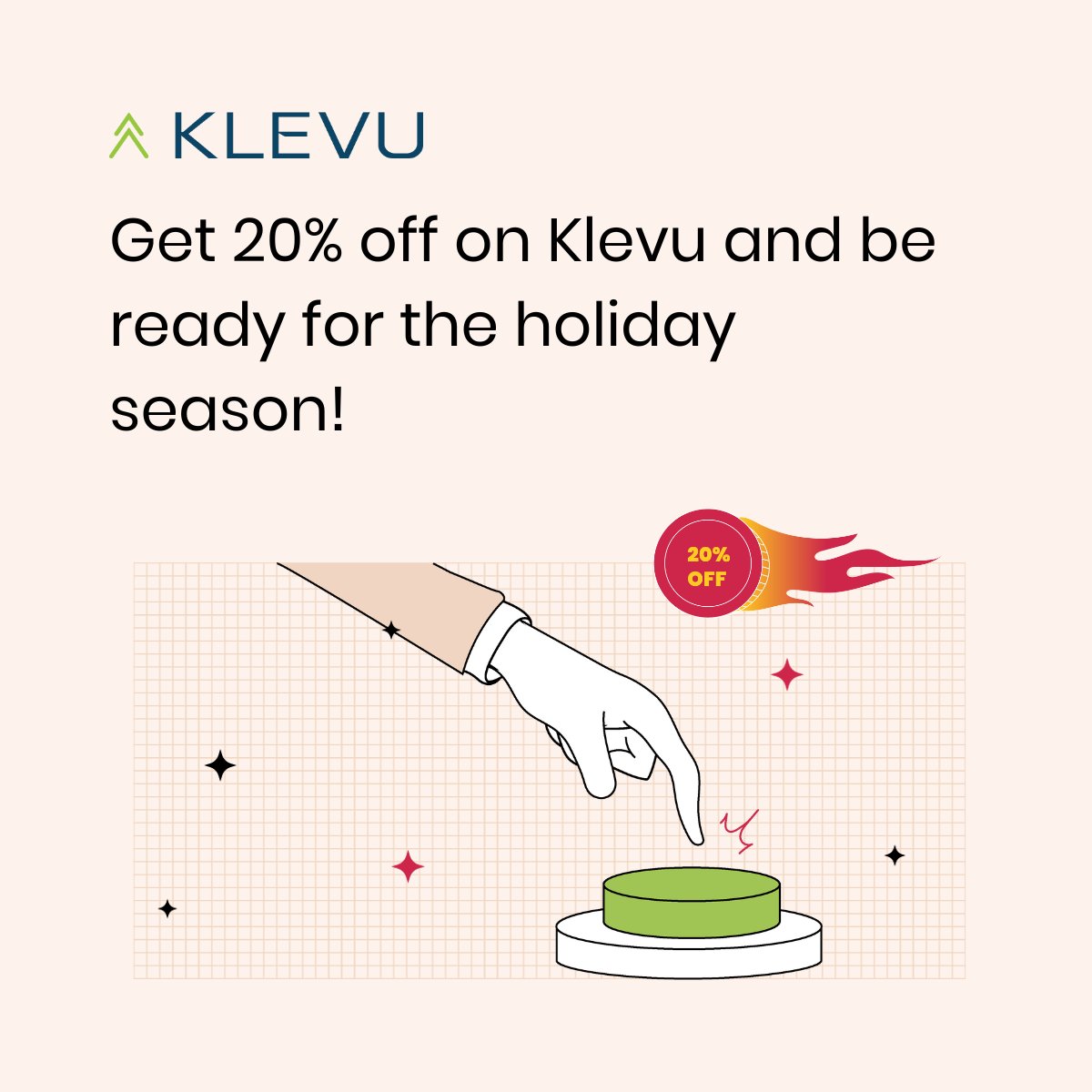 🔥 LAST CHANCE! Our BFCM deal is ending soon. Choose your Klevu favorites by Nov 24 and make this holiday season the most profitable yet! 🛍️✨

Become a #LastMinuteHero and book your demo before the deal ends &gt;&gt; hubs.li/Q029c0lg0

#BFCM #ProductDiscovery #KlevuAI