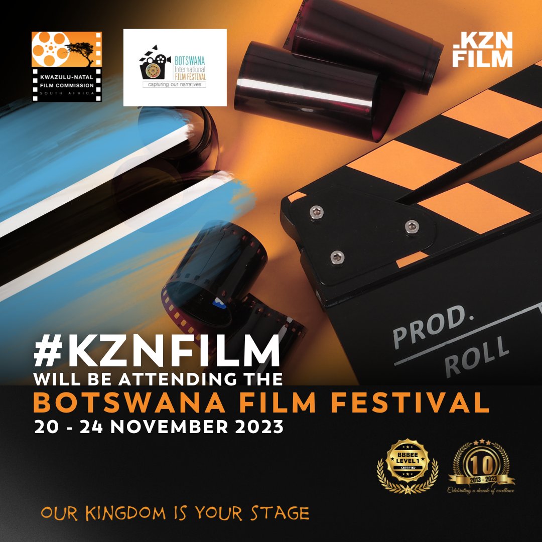 FilmInKZN's tweet photo. #KZNFilm will be attending the Botswana Film Festival. This month has been a truly productive month with film festivals such as this one allowing us the opportunity to network and learn from our fellow filmmakers and industry experts. 

#LoveKZNFilm #BotswanaFilmFestival https://t.co/jytBBDoMTa
