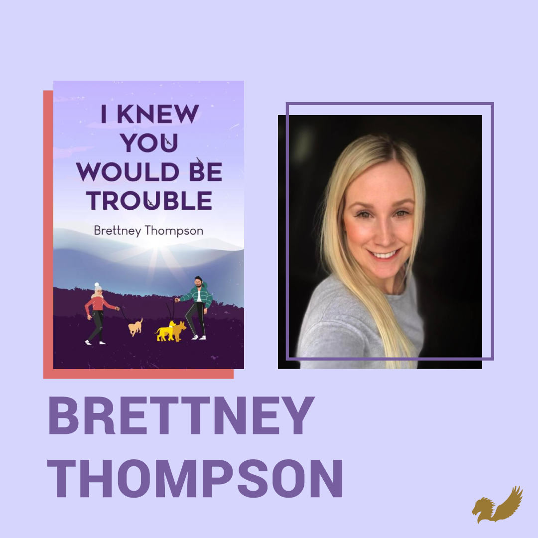 pegasuspublish's tweet photo. Brettney Thompson is the author of 'I Knew You Would Be Trouble', a particularly cosy and enjoyable romance book. Brettney resides in British Columbia, Canada, with her husband, three children and five dogs. 

#meettheauthor #authorpost #author #authorspotlight https://t.co/jIVCJKUGbP