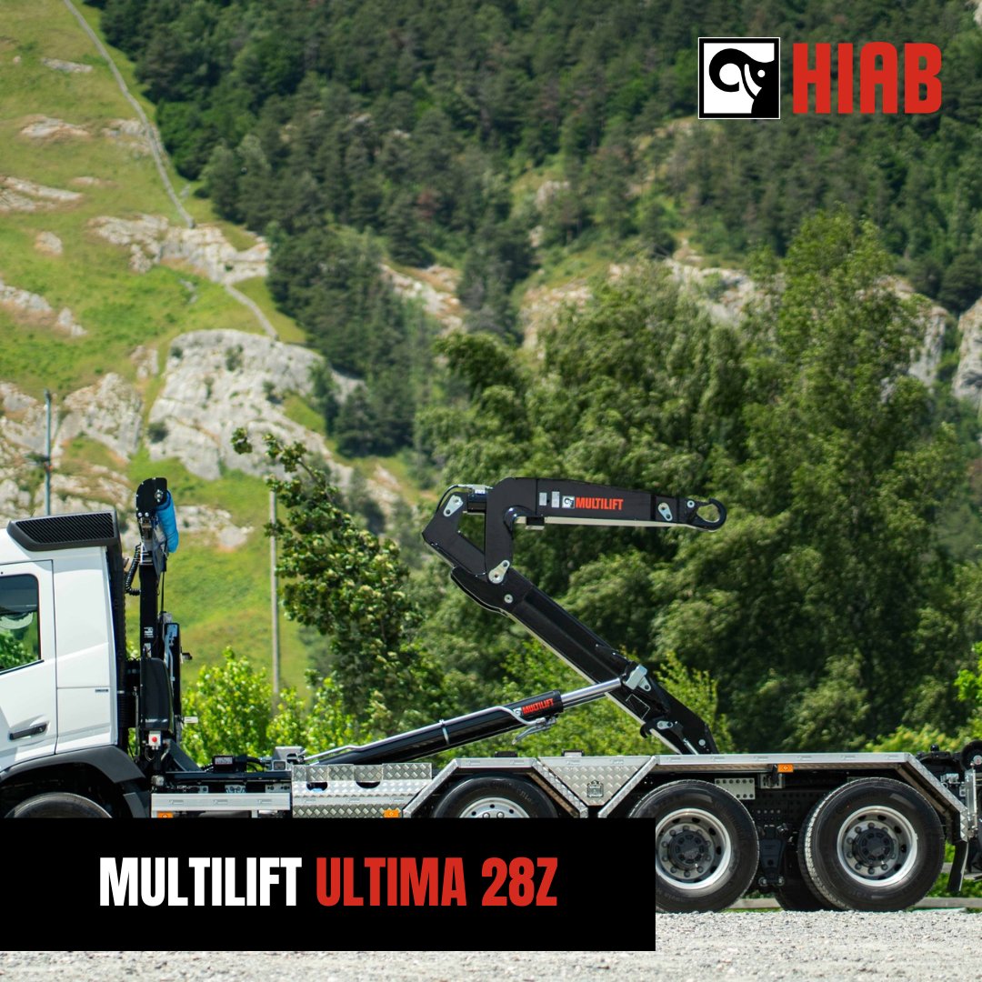 New MULTILIFT Ultima 28Z - Load More. Drive Less. Unmatched versatility and durability with a 28-tonne lifting capacity! Learn morehttps://pulse.ly/wbjwqa7wu6 #MULTILIFT #Hooklifts #Hiab #LoadingSolutions #LiftingOperations