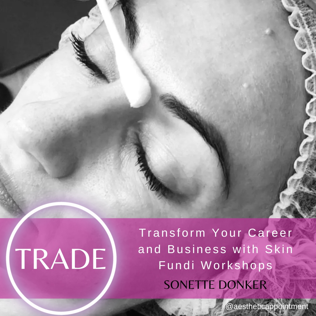 Elevate your expertise and transform your career with Skin Fundi Workshops! @sonettedonker

👇 learn more aestheticappointment.co.za/2023/11/transf… 

#AestheticAppointment #SkinCare #MedicalProfessionals #Aestheticians #BeautyTherapists #SkinFundiWorkshop