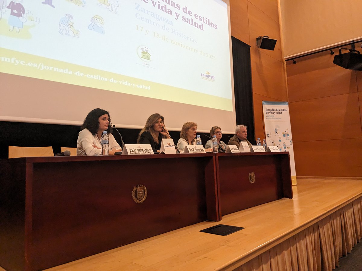 semFYC (@semfyc) on Twitter photo ¡Comienza la apertura de las Jornadas de Estilos de Vida y Salud en #Zaragoza! Con la presencia de:
@gisgalindoo, vicepresidenta de la semFYC.
<a href="/rodrigocordobag/">Rodrigo Cordoba Garc</a>, presidente del comité organizador Nuria Gayan, directora general de Salud Pública,
<a href="/GobAragon/">Gobierno de Aragón</a>
#EstilosdeVida23 ¡Comienza la apertura de las Jornadas de Estilos de Vida y Salud en #Zaragoza! Con la presencia de:
@gisgalindoo, vicepresidenta de la semFYC.
<a href="/rodrigocordobag/">Rodrigo Cordoba Garc</a>, presidente del comité organizador Nuria Gayan, directora general de Salud Pública,
<a href="/GobAragon/">Gobierno de Aragón</a>
#EstilosdeVida23