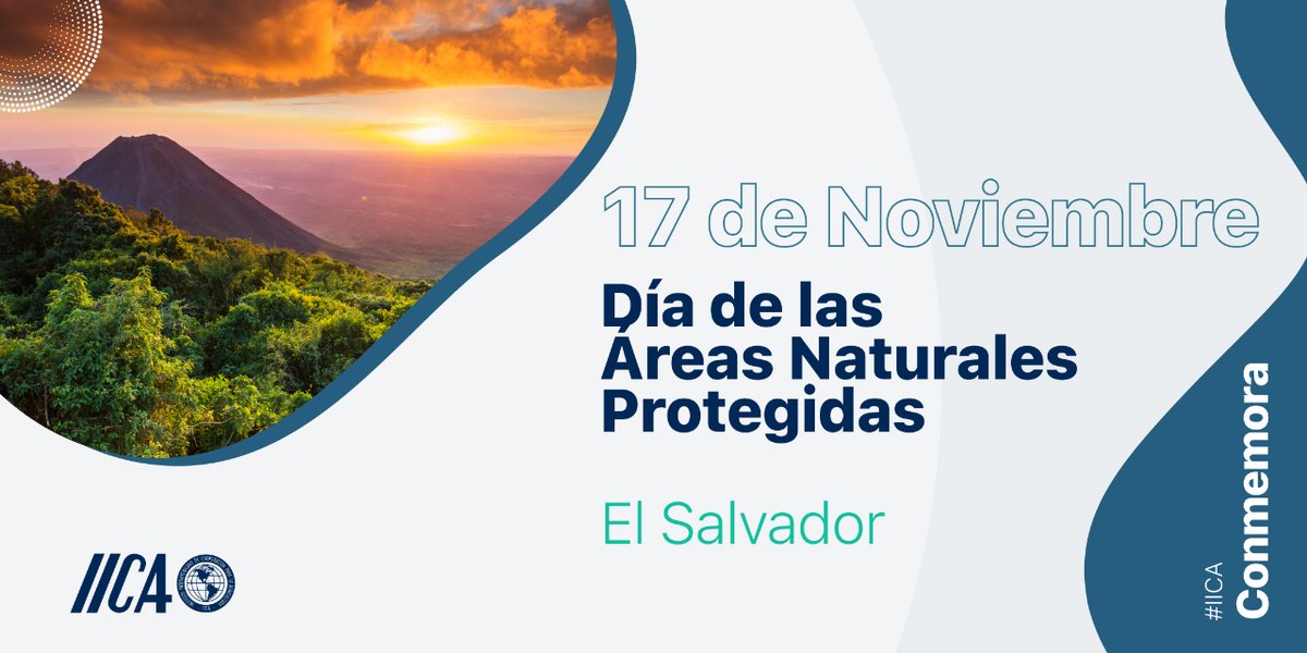 IICAnoticias's tweet photo. 🌿🌳 El 17 de noviembre se celebran el Día de las Áreas Naturales Protegidas en El Salvador. 🇸🇻🏞️

El propósito de la protección de las áreas naturales es conservar y cuidar la vida de diferentes especies de flora y fauna silvestre. 🦜🌺🌳 https://t.co/FSglgPNqhP