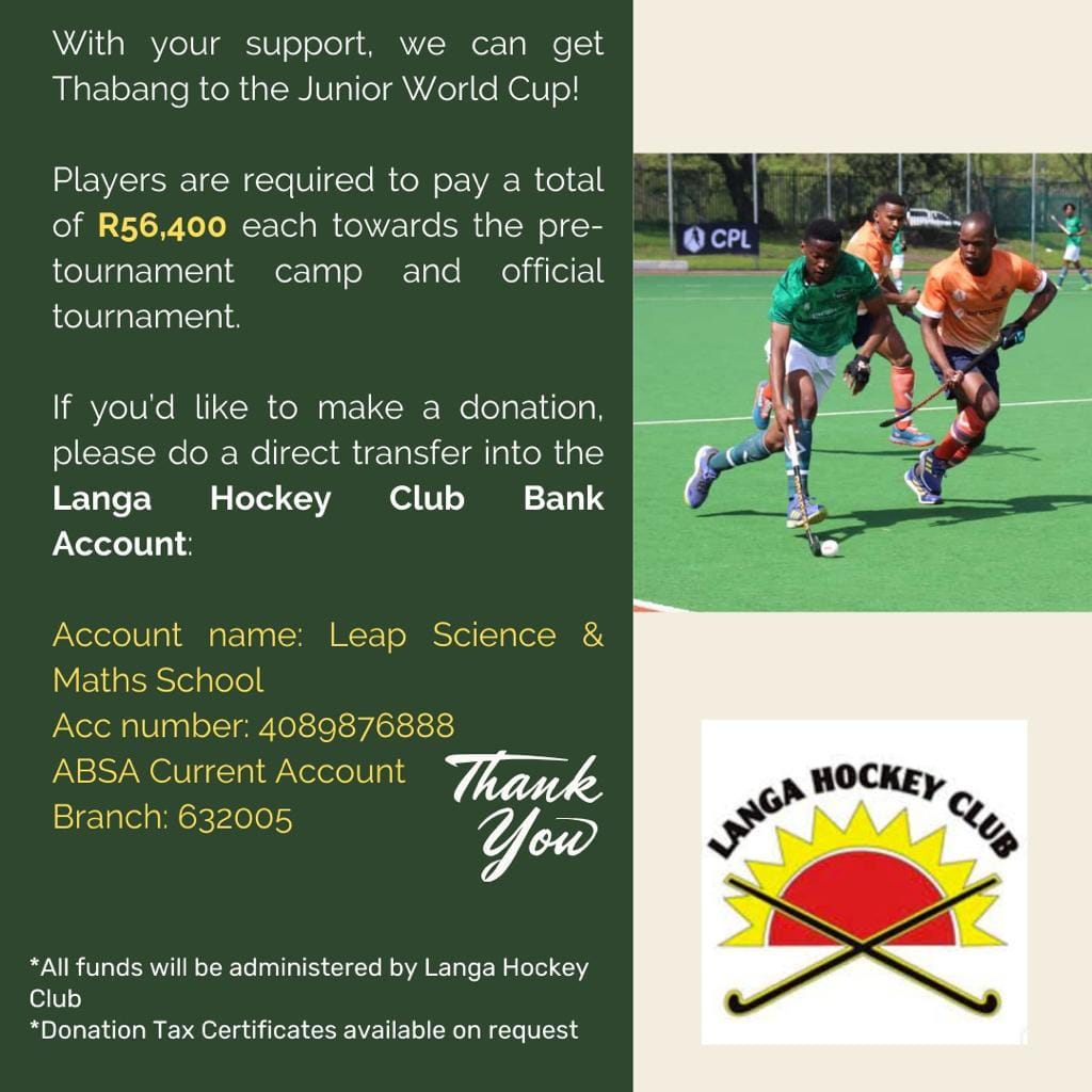 South Africa! 
Your support will be so much appreciated by Langa Hockey Club and Thabang Jeyi <a href="/HqLanga/">Langa Hockey Club HQ</a> <a href="/damanev_vuyo/">Ryan ®️</a>