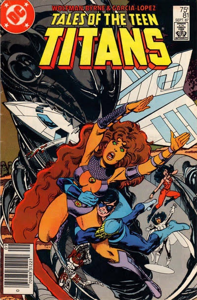 ZeckCapBoots's tweet photo. @UNDERCO34375452 @iCreativeArtist @RenSherman Put this cover on your radar…
Tales Of The Teen Titans #81 —
Reprinting the main story from 1986’s NTT Annual #2.
Pencils & inks by Byrne over a rough layout by Ed Hannigan.
Side note: Byrne & Hannigan worked like this on the cover to Fantastic Four #244.
☝️🤓 https://t.co/WBr3FU0MPl