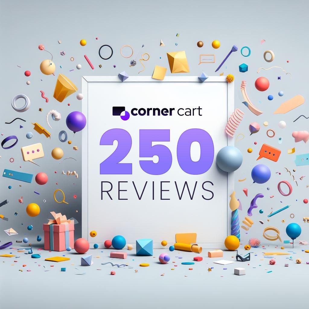 JovisJoseph_'s tweet photo. Wow, we just hit 250 reviews on our @usecorner Cart app!
It's been an amazing 3 months, with over 50+ new reviews and some big @shopify stores joining our platform. I'm so proud of our team and our awesome customers. You guys are the best. Thank you all 🥰 https://t.co/UMdol67Gtl
