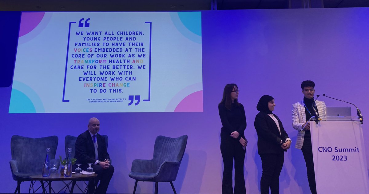 Grateful to be part of the @teamCNO_ Summit, discussing healthcare priorities for CYP. Inspired by the passion of nurses committed to driving change.

Let's empower the NHS to address these crucial needs and enhance the well-being of our future generations. #CNOSummit2023 🤩