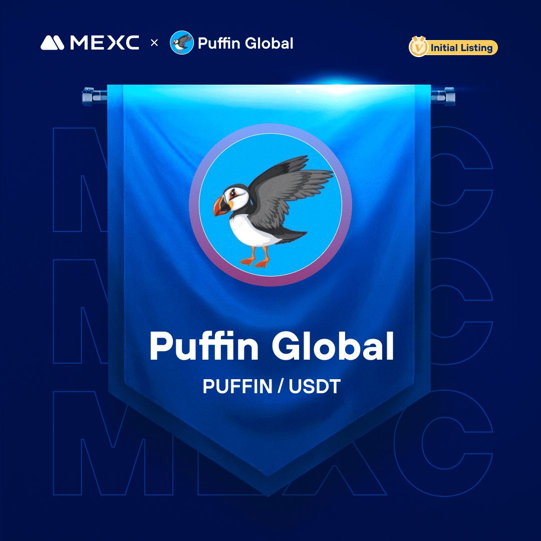 Happy to announce that the @puffinglobal  Kickstarter has concluded and $PUFFIN will list on #MEXC!

🔹Deposit: Opened
🔹PUFFIN/USDT Trading: Nov 17, 12:00 (UTC)

Details: mexc.com/support/articl…