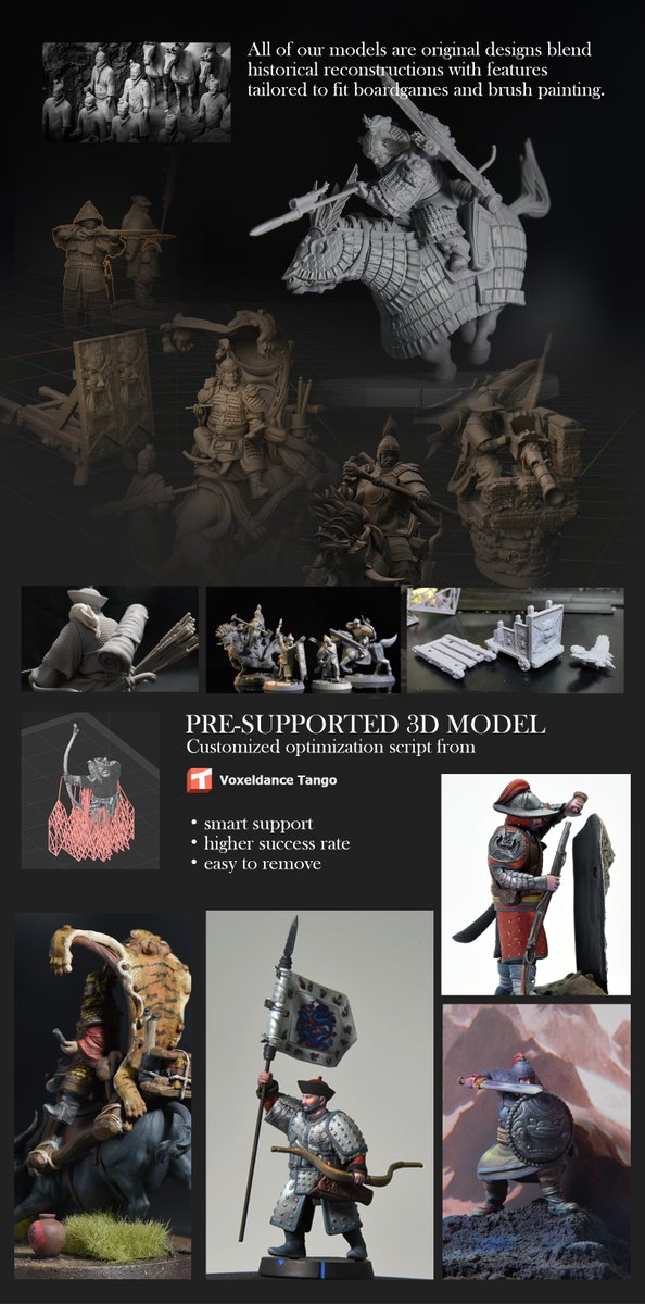 Finch and Dragon Minis sliced with the customized smart support script for minis in Tango Slicer 🤓🤓

✨Printer: Elegoo Saturn 3 Ultra
✨Miniature models from: kickstarter.com/projects/noirp…
✨Costume script download (for minis):  drive.google.com/file/d/1Lm-5Lt…

#3dprinting #resinprinting