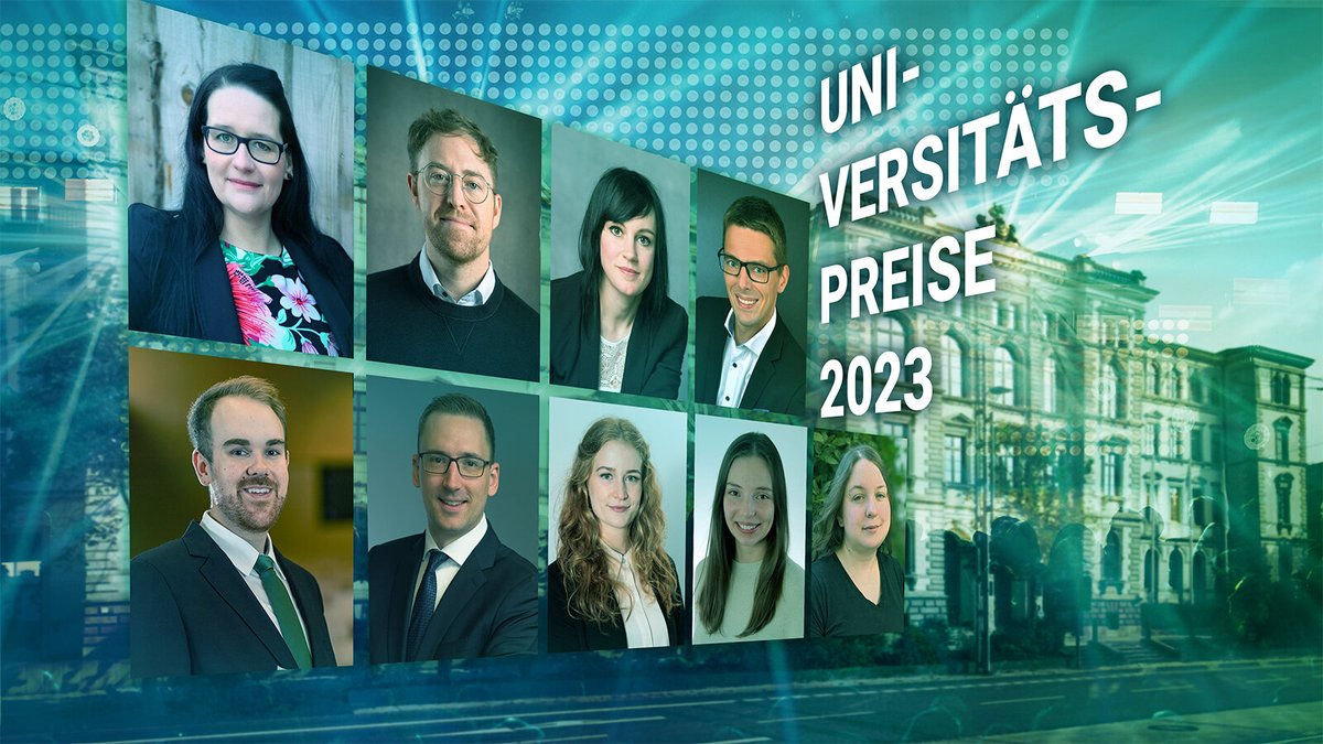 Im Rahmen eines Festaktes im Hörsaalgebäude wurden vier #Lehrpreise, zwei #Forschungspreise und vier #Transferpreise sowie neun #Universitätspreise vergeben.