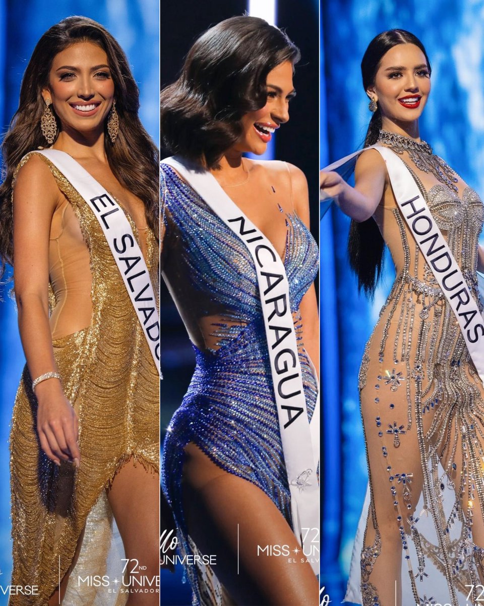 Possible Top 3 ? El Salvador 🇸🇻 Nicaragua 🇳🇮 Honduras 🇭🇳 #MissUniverse2023
