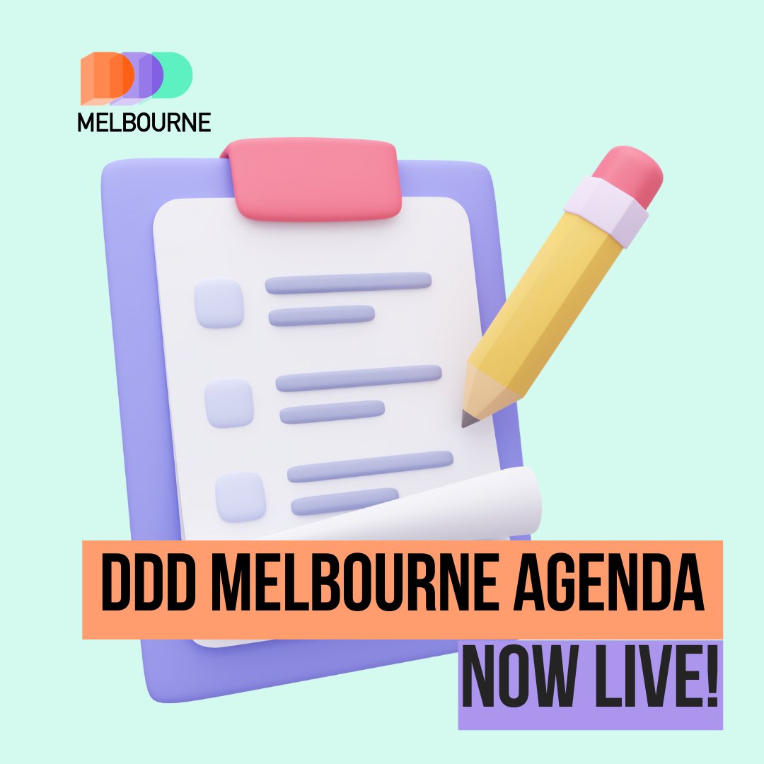 DDD Melbourne (dddmelbourne.bsky.social) tweet media