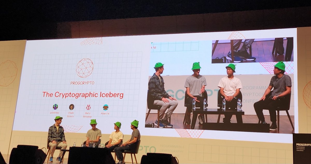 hyungkyu_hqueue's tweet image. Last afternoon sessions of #Progcrypto at @EFDevconnect started with panel talk on The Cryptographic Iceberg by amazing panels.