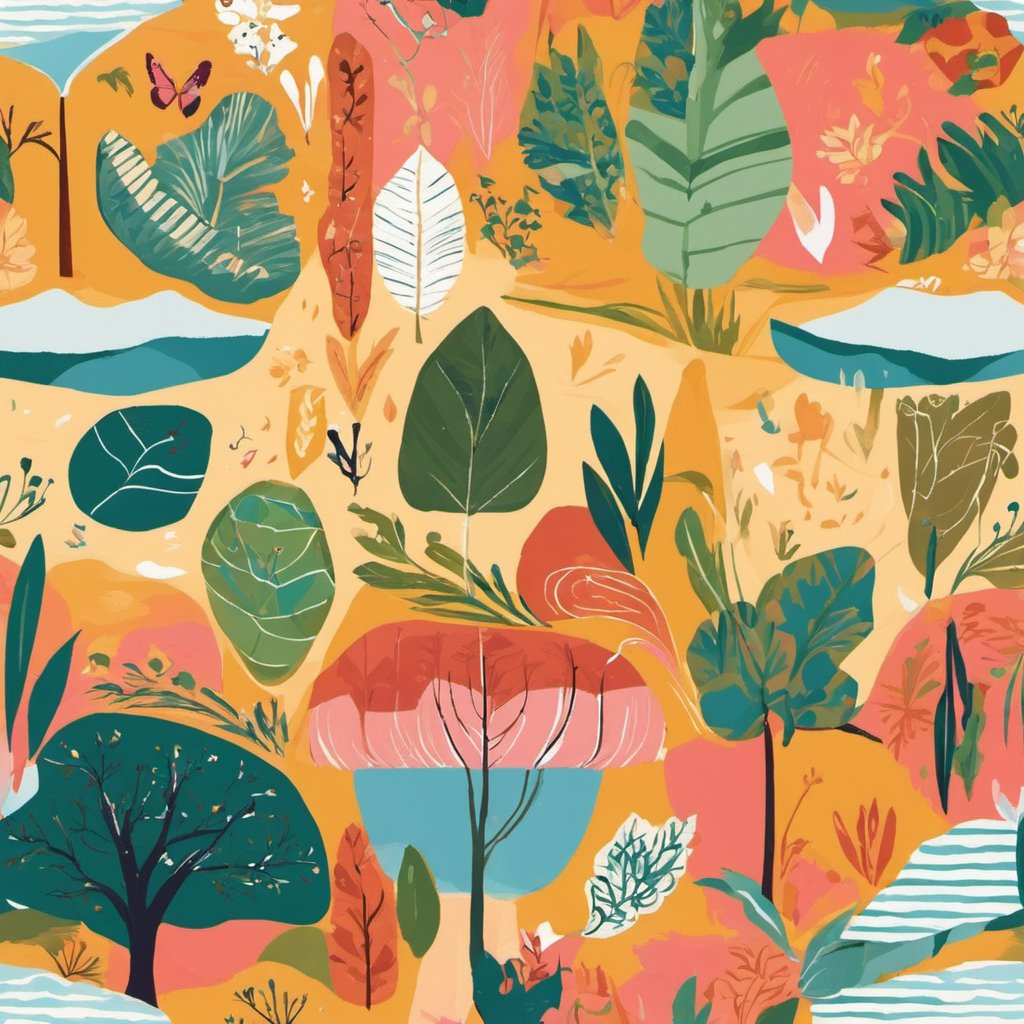 fujikawa's tweet image. Whimsical botanical illustration with warm palette.

#BotanicalIllustration #WhimsicalArt #NatureDesign #WarmColors #FloralPattern #ArtPrint #HomeDecor #CreativeDesign #PlantLovers #ArtisticExpression