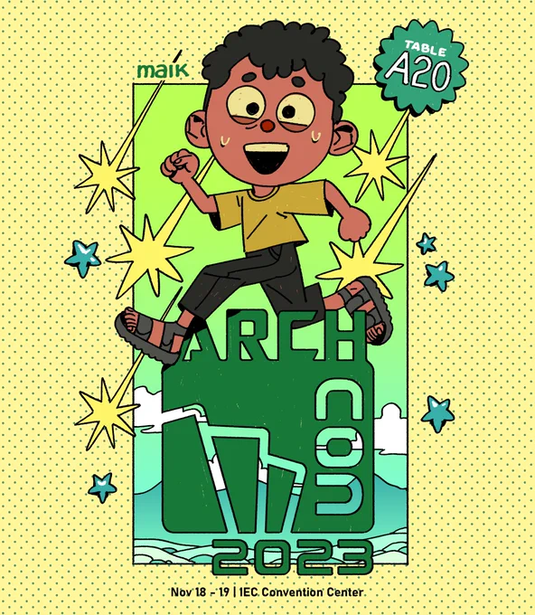 Will be tabling with @tapiocaterror this weekend for ARCHcon 2023 @ IEC Convention Center Cebu! Kitakits if you're around ✨