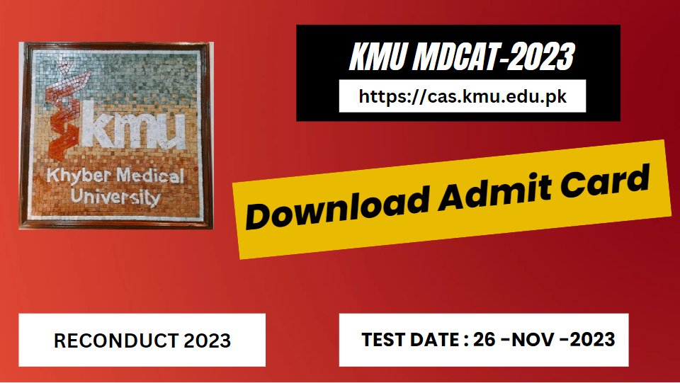 theplsacademy's tweet photo. 🚨 KPK MDCAT
Roll number slips are released now for MDCAT 2023 in KPK by KMU. You can download it here: https://t.co/B8R2m4Y9pO
JazakAllah
#MDCAT #MDCATReconduct https://t.co/dCBfwwLyqD