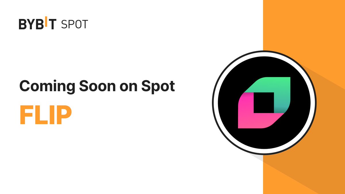 Bybit_Official's tweet photo. 📣 $FLIP is coming soon to the #BybitSpot trading platform with Spot Grid Bots! @Chainflip

🚀 Listing: 12:00PM, Nov 23, 2023 UTC

Stay tuned for a grand prize pool! 🎉

#TheCryptoArk #BybitListing https://t.co/EmeCavNlz4