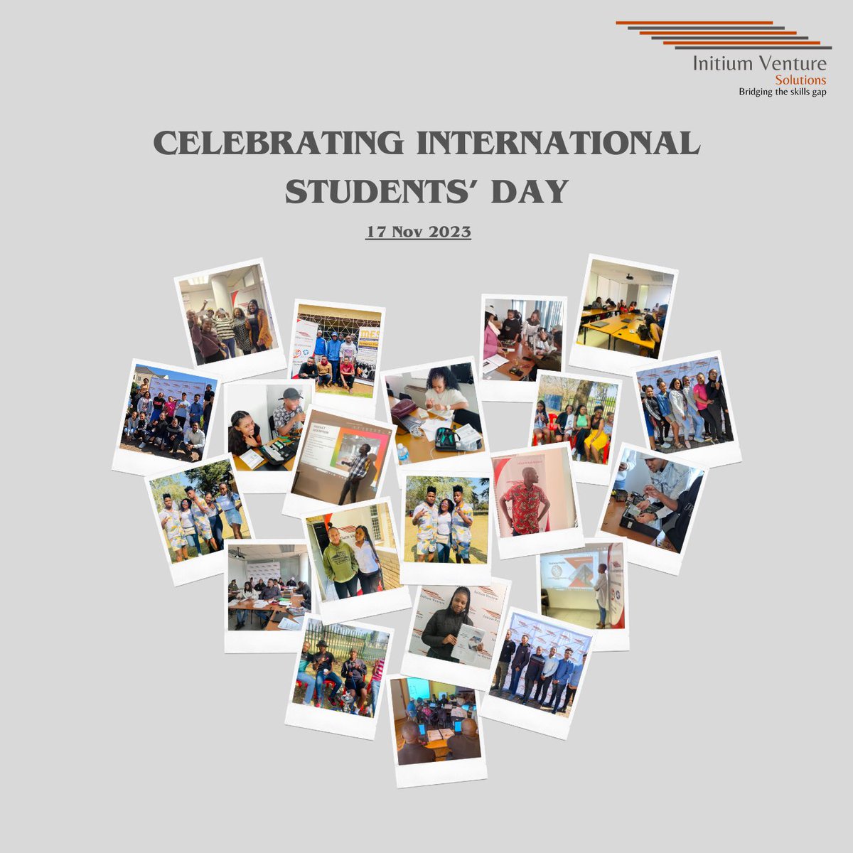 Happy International Students' Day! 🎊

Today, we honor the diversity, courage, and strength of students worldwide, including our incredible learners at IVS! Here's to celebrating the unity of our student community!

#InternationalStudentsday2023