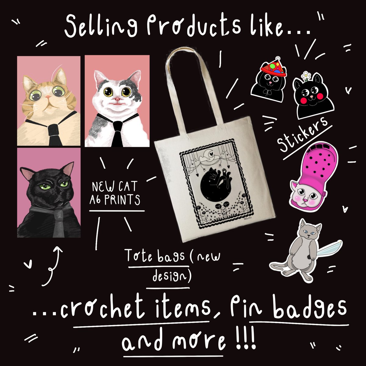 Nytastic's tweet photo. CALLING ALL CAT LOVERS! FIND MEOW THIS WEEKEND AT @LCWWGroup LOVING CATS WORLDWIDE EVENT AT THE @SECGlasgow 

I’ll be selling prints, pins, crochet kitties and much more!
 
See ya soon! 

#catconvention #cat #catfair #catevent #cats #artistalley #artfair #lovingcatsworldwide https://t.co/54Zuvt0CWg