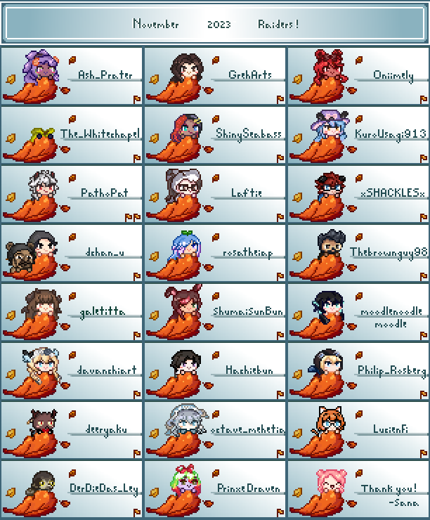 moonliqhtsanata's tweet photo. @ShumaiSunbun @MLTCheese @davanchiart @hachiebun @philip_rosberg @deeryaku @octave_mehetia @Lucien_Tube @/DerDieDas_Ley @PrinxeDraven for the raids! Please go and check them out they're super amazing people! (´▽`ʃ♡ƪ) (2/5) https://t.co/limJifWhV3