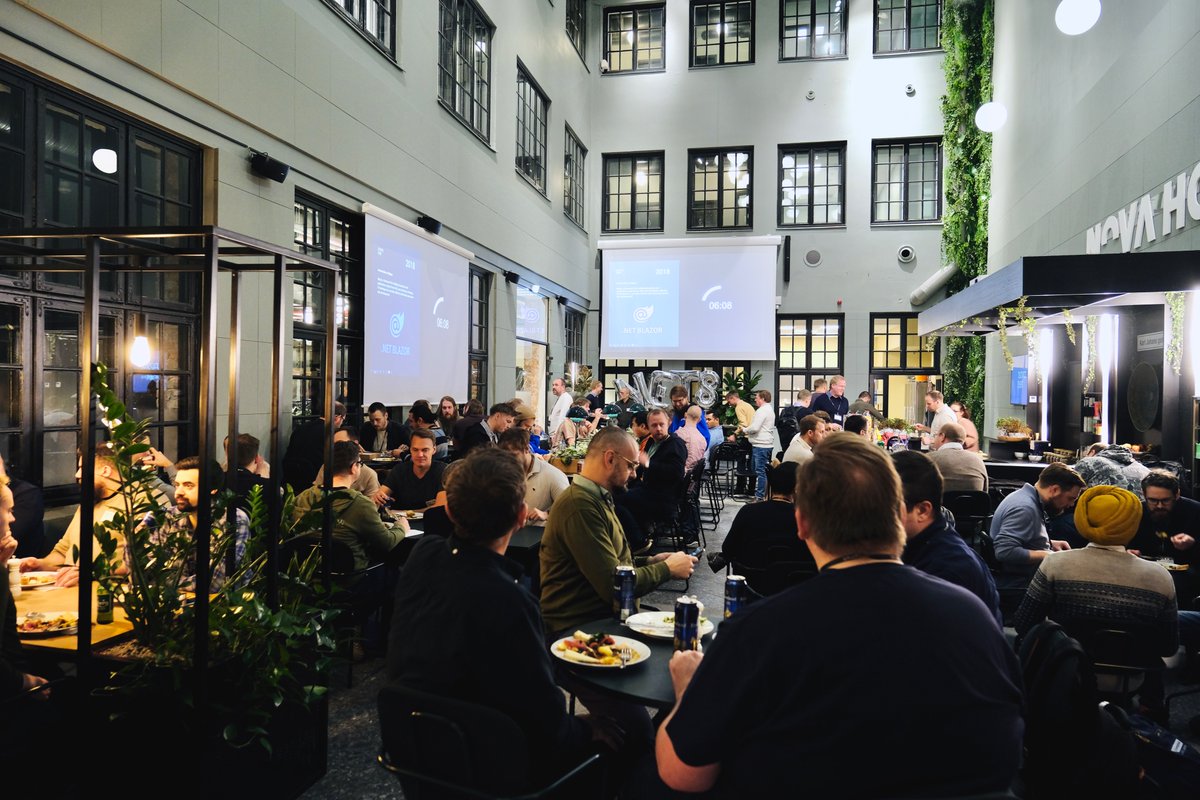 Novanetas's tweet photo. Takk til alle som deltok på vårt .NET 8 Release Party i samarbeid med @NNUGOslo 🎉 @fekberg tok oss gjennom de viktigste nyhetene i .NET 8 og C# 12. Du kan nå lese en oppsummering av høydepunktene på bloggen 👉 https://t.co/8ffeMZ15ns
#fagkveld #meetup #dotnet #csharp https://t.co/QzW1gMjysv