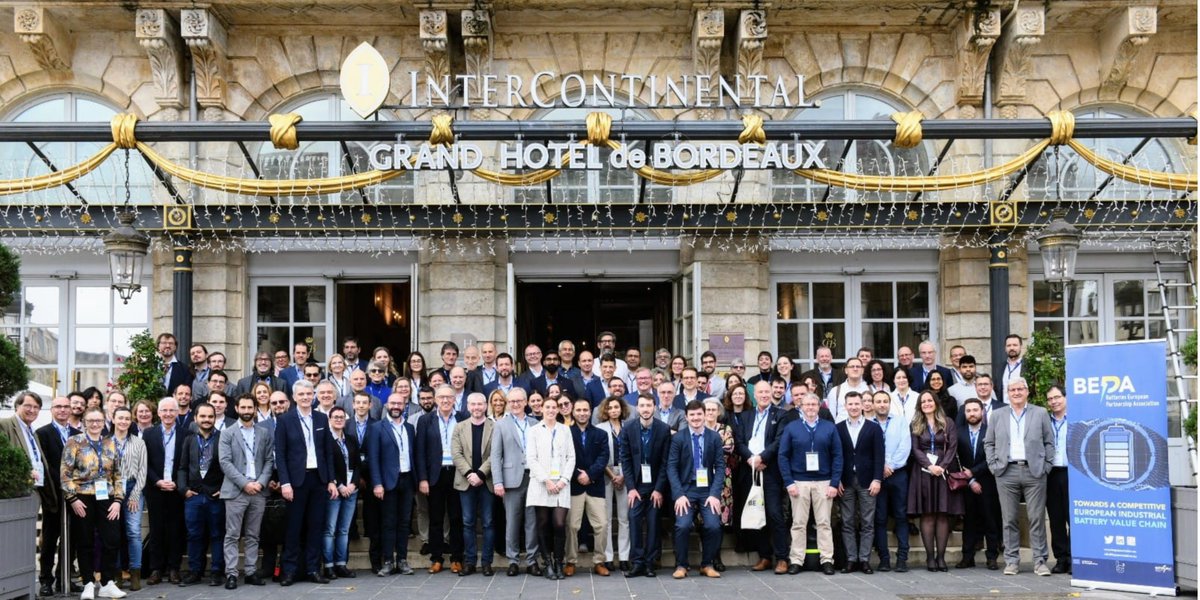 bepa_eu's tweet photo. 👏🏻 Thank you all for being part of the #BEPA battery community! 🔋

➡ It was a great honour to gather that many members in Bordeaux for our 7th General Assembly! We look forward to the next edition! https://t.co/t3t9YeF8Qd