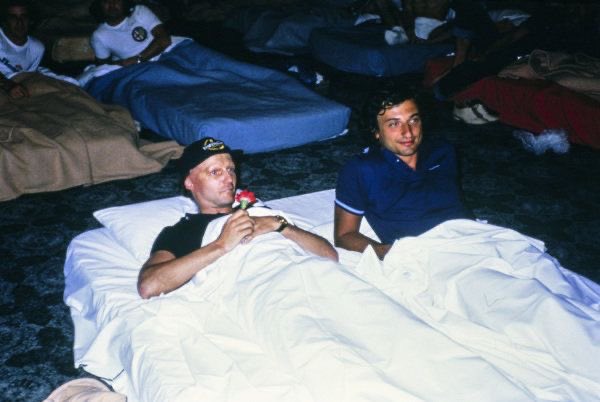 fayealaia's tweet photo. remember when f1 drivers went on strike during the 1982 south african gp and locked themselves in a hotel https://t.co/KPFImd5mRd
