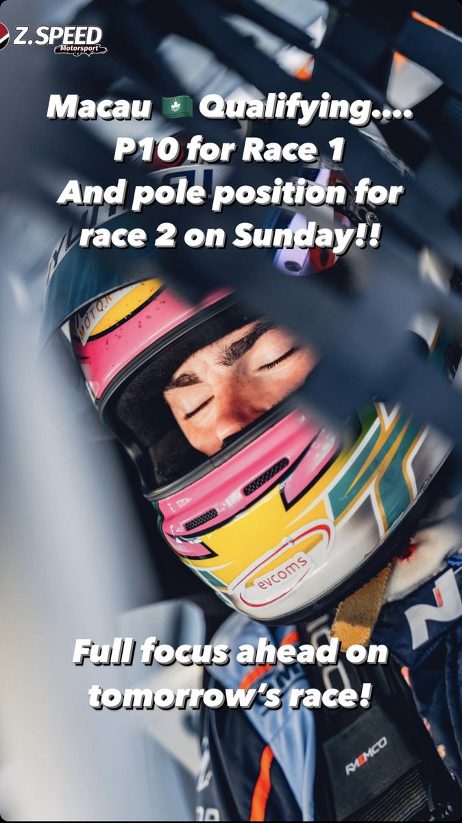 Pole position for the big one on Sunday! 🇲🇴🏎️