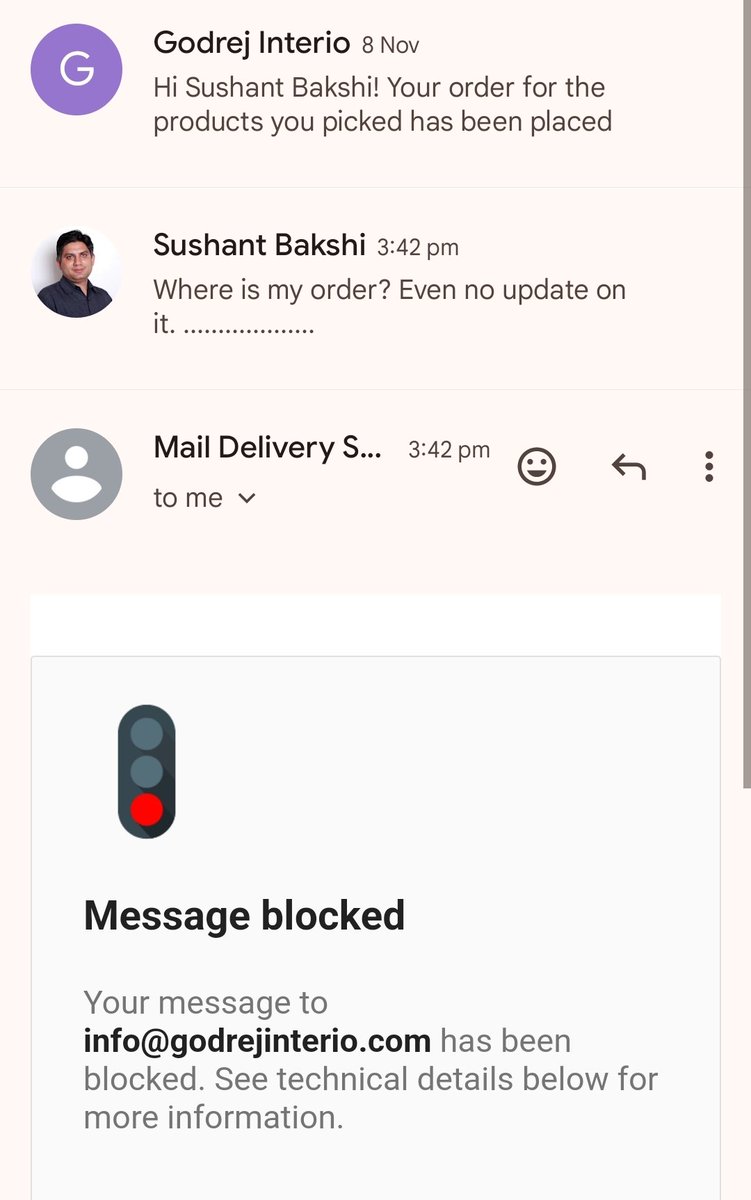 ShreeTravelsss's tweet photo. @GodrejInterio4U How can you be so non-serious. Ordered few items with delivery date shown but neither receive any product nor update. Even ur support team too is clueless about same. @HDFC_Bank How can u have tieup with such company &amp; promote same when they can't fulfil promise https://t.co/XOBvvrOpdP