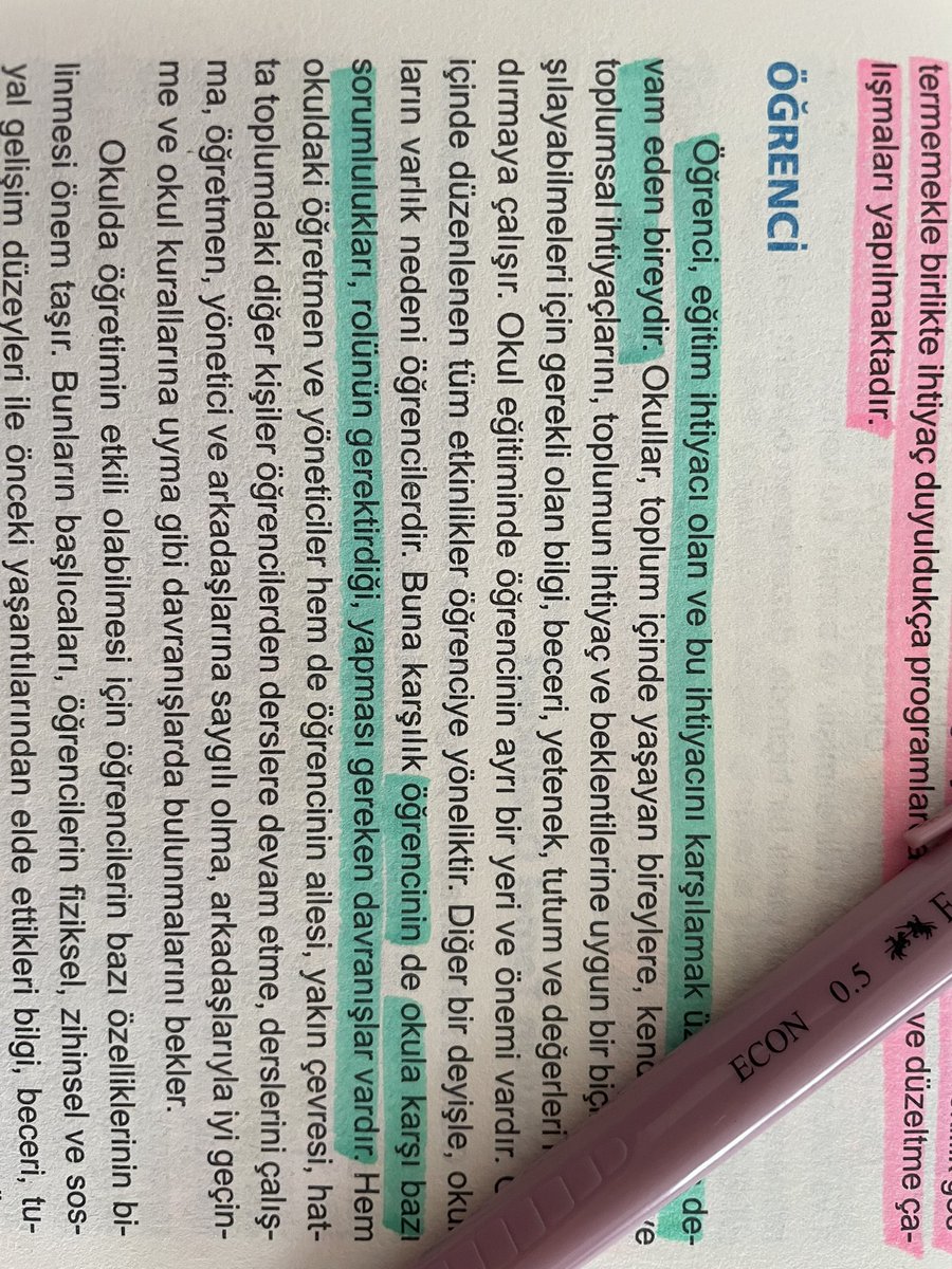 Şimdi hoca sınavda öğrenci nedir diye sorunca ben benim yazamiycak mıyım 😔