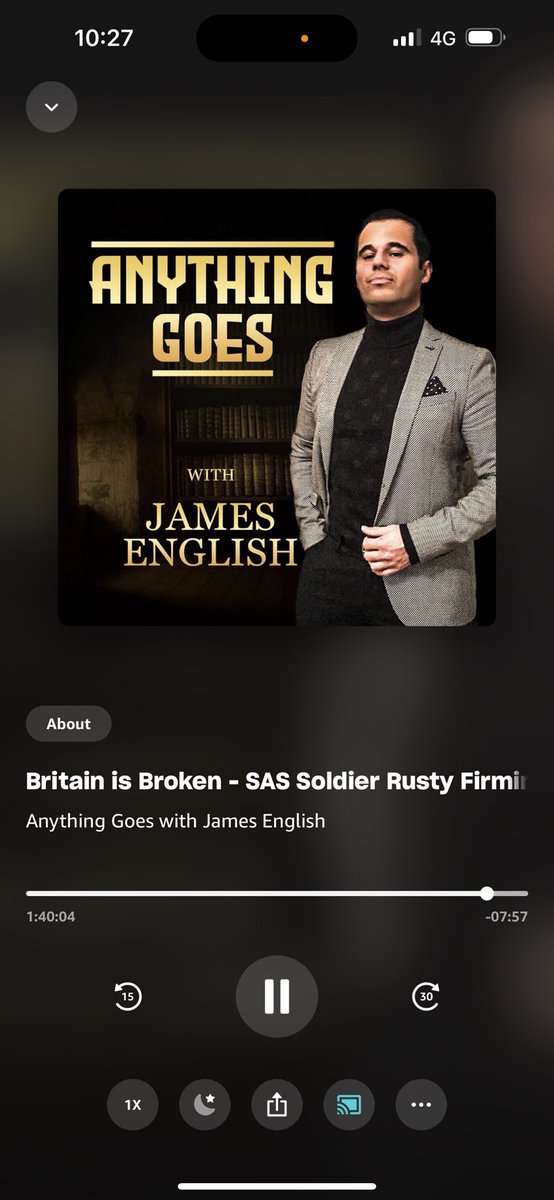 mum8le82's tweet photo. Another cracking podcast. We need to listen to people like Rusty Firmin in this country. Dropping truth bombs. @jamesenglish0 #anythinggoespodcast #rustyfirmin https://t.co/mPPWsyKPOe