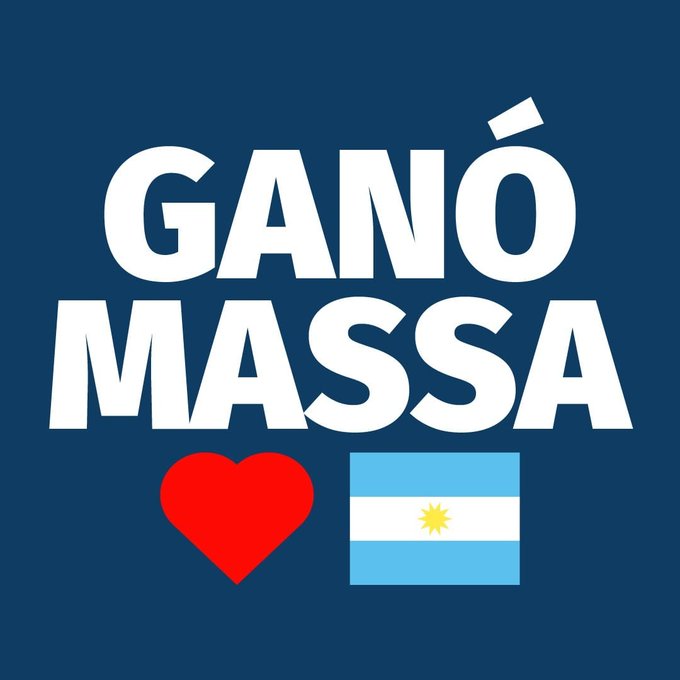 Mariapilar1397's tweet photo. Ganó Massa y por mucha diferencia!
Dale retuit si estás de acuerdo
#MassaPresidente
#GanoMassa https://t.co/2PiMVc7lvf