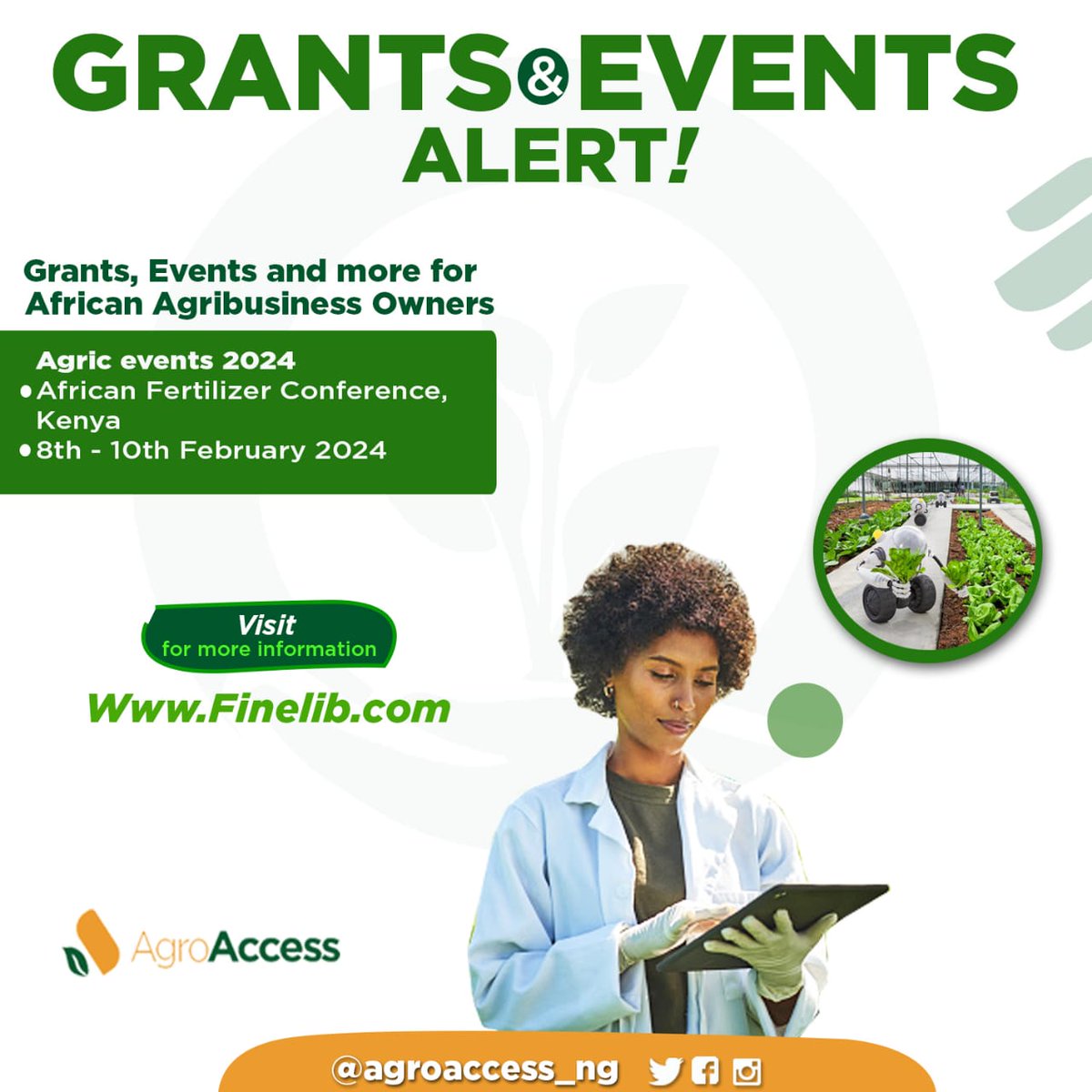Agroaccess_ng's tweet photo. Event Alert!!!
This is an annual event of the Argus Africa Fertilizer Conference expected to take place from 8th - 10th February 2024 at the Safari Park Hotel, Nairobi, Kenya.
Visit: https://t.co/hSKlZYnmVe for more info.
#agriculture
#agrogrants
#globalexpo
#agroaccess https://t.co/sqSS4ySi9C