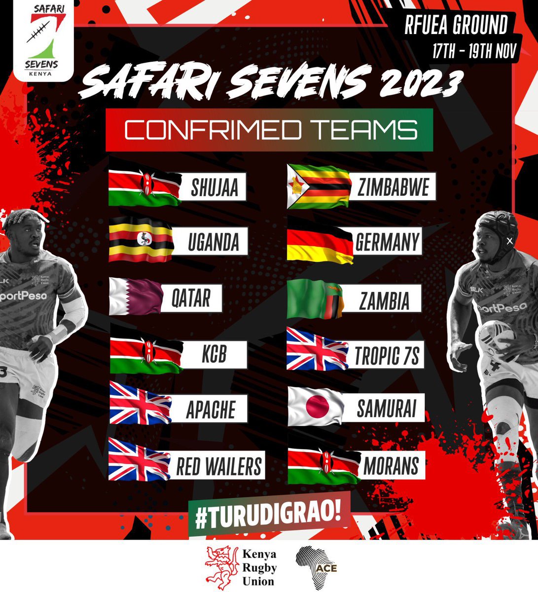 KatambaSimon's tweet photo. It is #Safari7s weekend and we are in Nairobi,Kenya🇰🇪 to support our Uganda Rugby National Teams (@LadyCranesRugby &amp; @Uganda_Sevens) taking part in the #Safari7s this weekend at the RFUEA Grounds,Ngong Rd
18th - 19th November 2023 RFUEA Ground. https://t.co/Bi966sIhsk