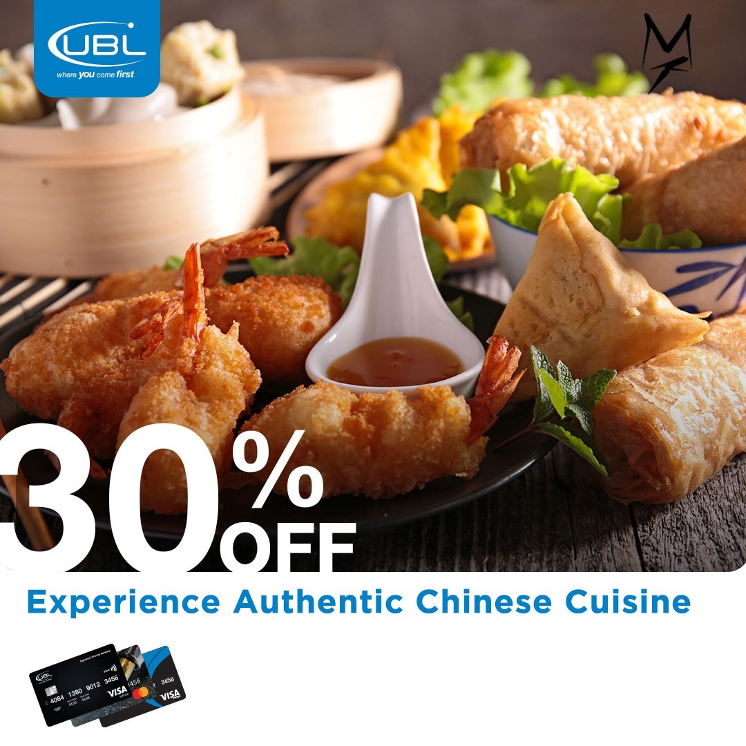 UBLDigital's tweet photo. Wok this way for savings!
Enjoy a remarkable discount of 30% using select UBL Cards at Mandarin Kitchen.
Terms and Conditions Apply.
For details on this and more offers, please visit https://t.co/PSQ5sBVghx
#UBL #MandarinKitchen #UBLDiscountOffer #UBLCards https://t.co/OHir4N6TxW