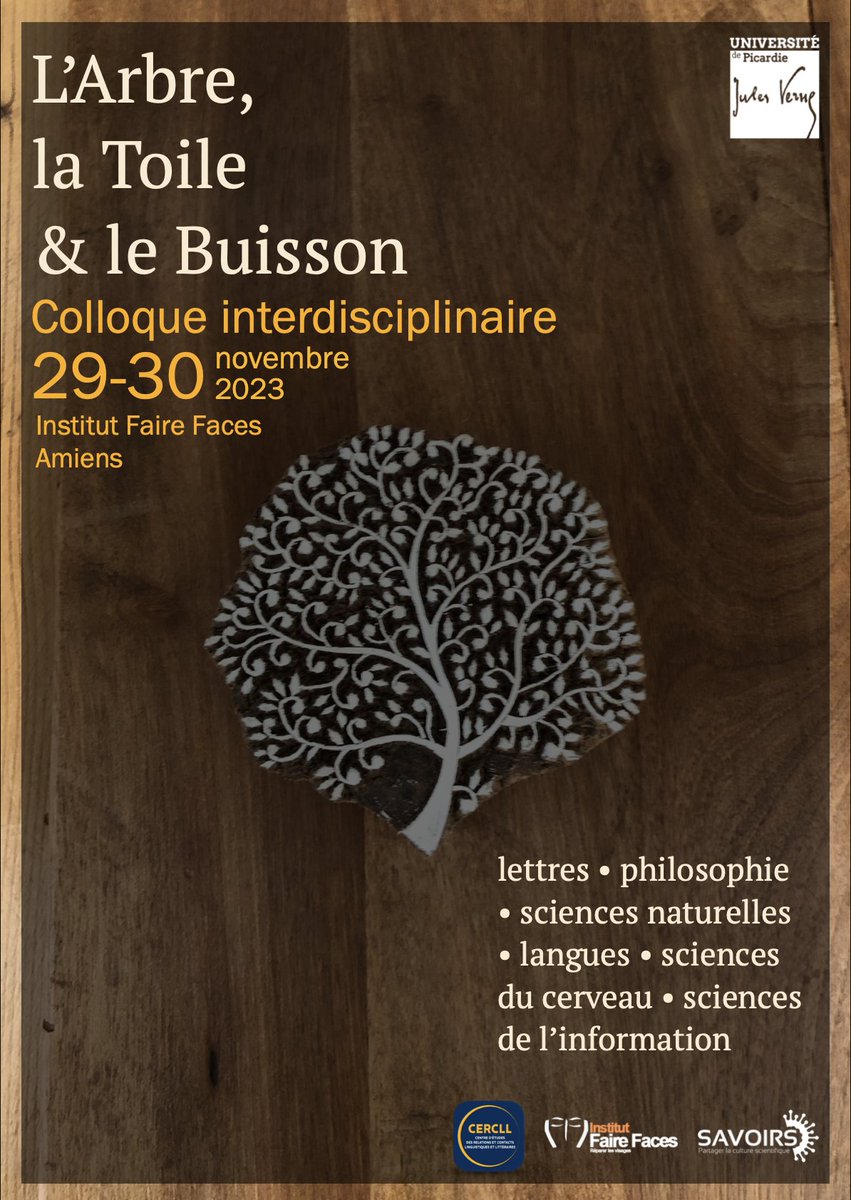 COLLOQUE 29-30 Novembre. Institut Faire Faces, rue Christian Cabrol, Amiens. u-picardie.fr/medias/fichier…