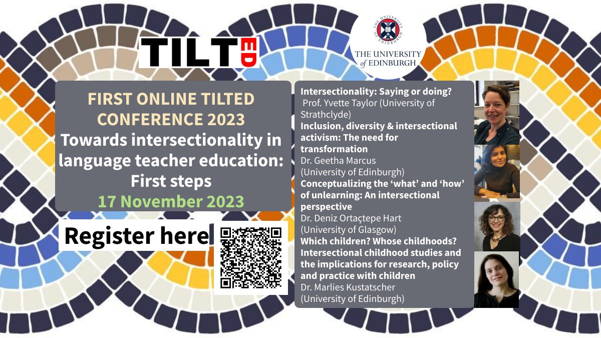 darioluisbaneg1's tweet image. Super excited about this event starting at 11am today UK time. More than 400 people registered! @MorayHouse #intersectionality #education #languageteaching #teachers