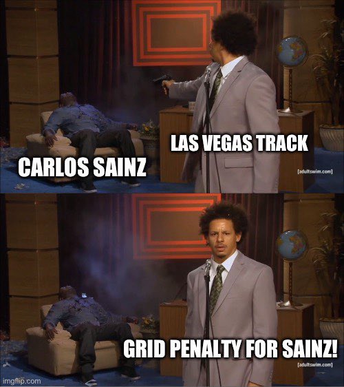djmarkymark93's tweet photo. @F1 penalising @Carlossainz55 be feeling like
@MattP1Gallagher @MattP1Tommy https://t.co/UtSP2DIQDB