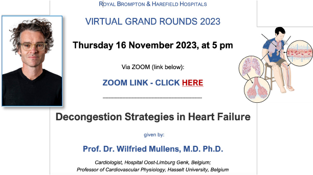 You missed a fantastc and very practical seesion on deconcestion - tips and tricks that any physician should now by Wilfried Mullens. It is now available on line for free for all interested at vimeopro.com/zurichhearthou…